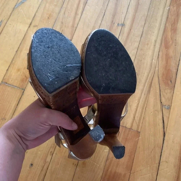 Authentic Jimmy Choo  cork platform heels - Picture 9 of 11